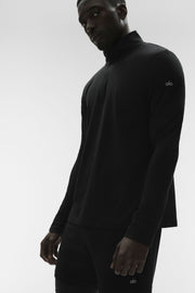 Conquer 1/4 Zip Reform Long Sleeve - Black