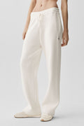 Scholar Straight Leg Sweatpant - Ivory