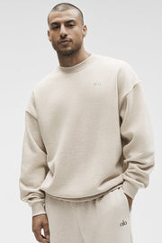 Accolade Crew Neck Pullover - Oatmeal Heather